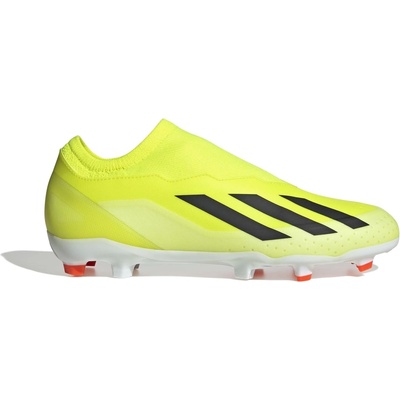 Adidas Футболни бутонки Adidas X Crazyfast League Laceless Firm Ground Football Boots - Yellow/Blk/Wht