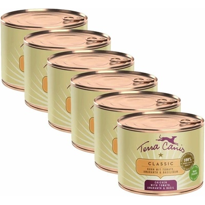 Terra Canis ﻿Chicken with tomato, amaranth & basil 6 x 200 g