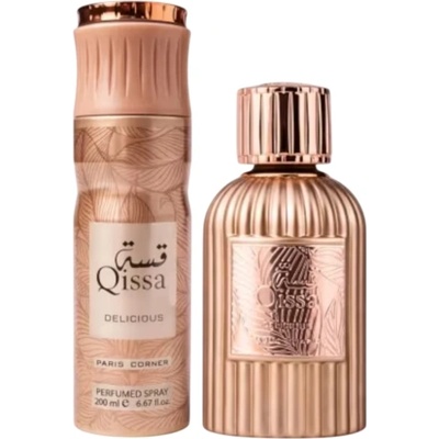 Paris Corner Qissa Delicious комплект дамски EDP 100 мл + дезодорант 200 мл