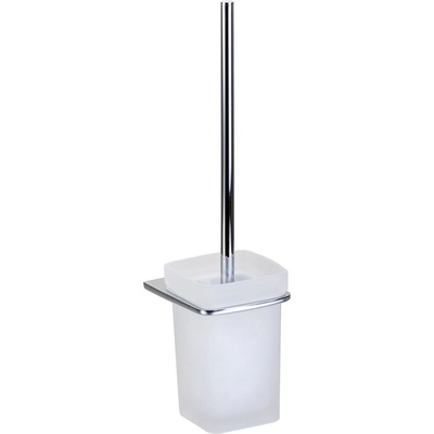 Aquaristo Style WC kefa na stenu DACO s držiakom chróm-sklo
