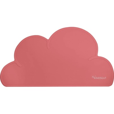 Kindsgut Tmavoružové silikónové prestieranie Cloud 49x27cm