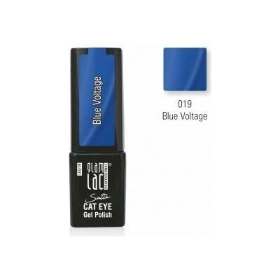 GlamLac Gel lak magnetický modrý 019 Blue Voltage 6 ml