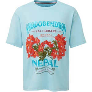 Sherpa Дамска тениска Sherpa Women's Tarcho Rhododendron Tee T-shirt - Light Blue (916-6736-0313)