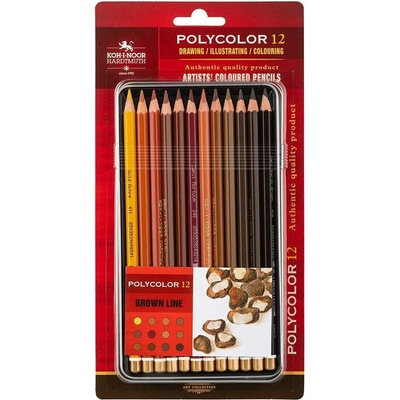 Koh-i-Noor3822 hnědá 12 ks