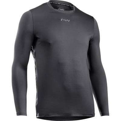 Northwave Мъжка фланелка с дълъг ръкав за колоездене Northwave Bomb Jersey Long Sleeve Cycling jersey - Black - размер XXL (056-3723-0116)