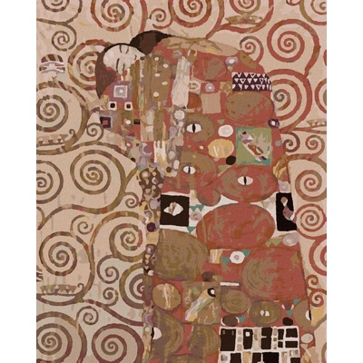 zuty Malování Podle Čísel Objetí G. Klimt 80 x 100 Cm Plátno