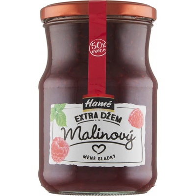 Hamé extra Džem malinový méně sladký 640 g