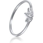 Silenti Jewelry Сребърен пръстен "Блясък" - 9 - 59.5мм (19.1мм диам. )