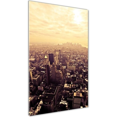 Vertikálny foto obraz sklenený Manhatttan Nový York 50x100 cm