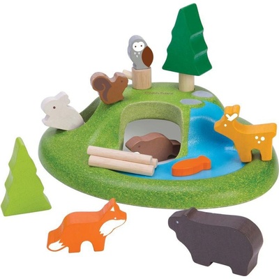PlanToys súprava lesných zvieratiek