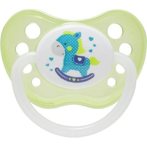 Canpol babies Анатомична залъгалка Canpol - Toys, 6-18 m, Зелена (23/260_gre)