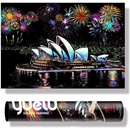 Strieborný škrabací obrázok Opera v Sydney veľký