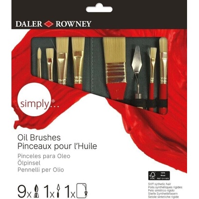 Daler-Rowney Simply Комплект четки 10 бр (216646010)
