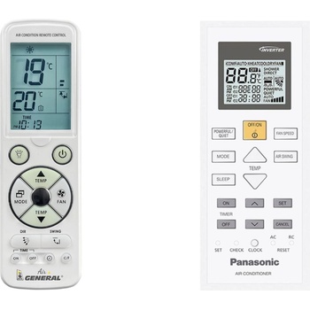 General Panasonic cs-dz35vke - луксозно с подсветка дистанционно управление (cs-dz35vke)