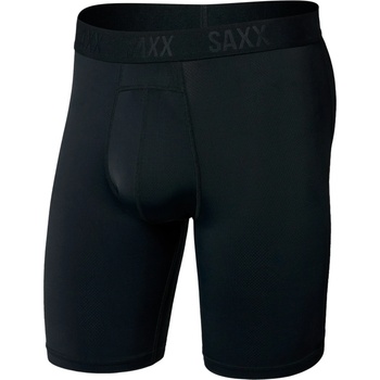Saxx Мъжко синтетично термобельо Saxx Smooth Flex Light Compression Long Boxer Brief Synthetic base layer - Black (014-2579-0111)