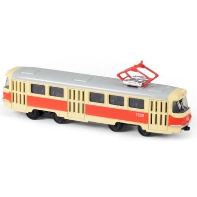 Rappa Метален ретро трамвай, 16 см