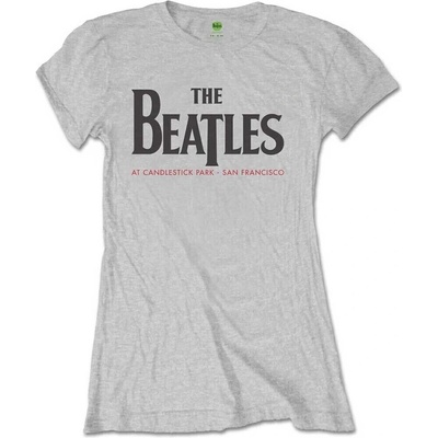 The Beatles Candlestick Park (Back Print) Grey L Дамски Риза (<![CDATA[BEATTEE375LG03]]>)