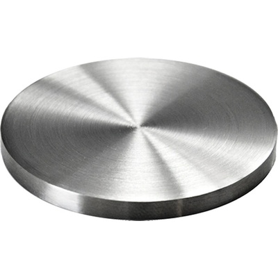 Ukončení ø 80 x 6 mm, broušená nerez AISI 304