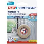 tesa 55743 1, 5mx19 mm прозрачна монтажна лента за вътрешно приложение 55743-00003-20 (55743-00003-20)