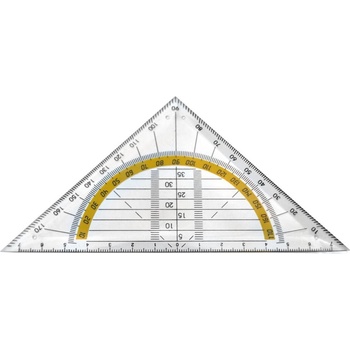 Centrum Триъгълник + транспортир Centrum 81831