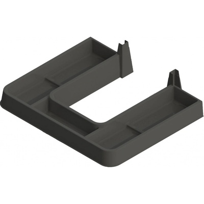 In-Design Vklad s límcem pro výřez pod umyvadlo/dřez antracit 365x321