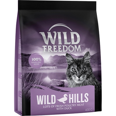 Wild Freedom Adult Wild Hills Sterilised kachní bez obilovin 0,4 kg – Hledejceny.cz