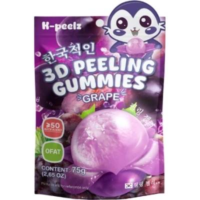 K-Peelz Grape 3D Peeling Gummies 75 g