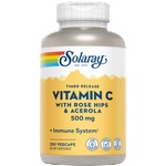 SOLARAY Timed Release Vitamin C - капсули - 250 вег. капсули