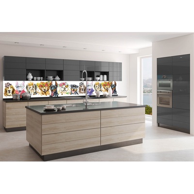 DIMEX ART Фототапет за кухня - портрет на куче 350 x 60 см