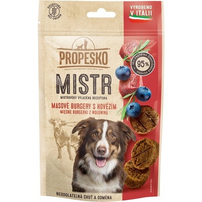 Propesko Dog Mistr burger hovädzie čučoriedka a rozmarín 60 g