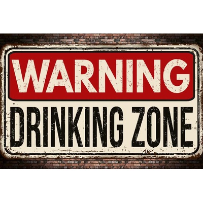 DIMEX ART Флизелинов фототапет табела - зона за пиене 375 x 250 см