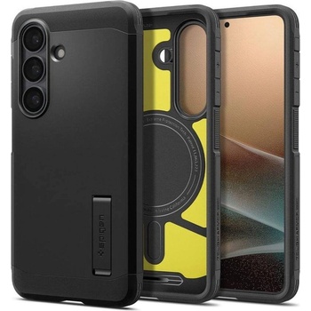 Spigen Magsafe Противоударен Калъф за Samsung S26, Spigen Tough Armor Case, Черен (ACS10738)