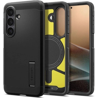 Spigen Magsafe Противоударен Калъф за Samsung S26, Spigen Tough Armor Case, Черен (ACS10738)