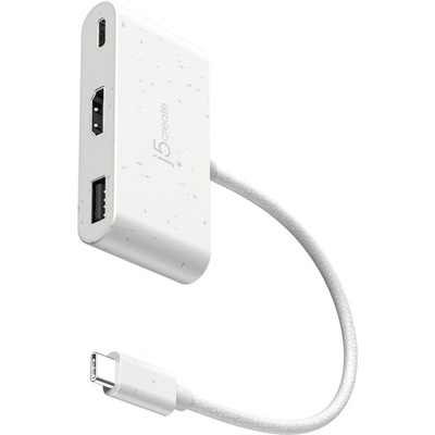 j5create j5create JCA379EW - USB-C® към HDMI и USB Type-A с Power Delivery (JCA379EW-N)