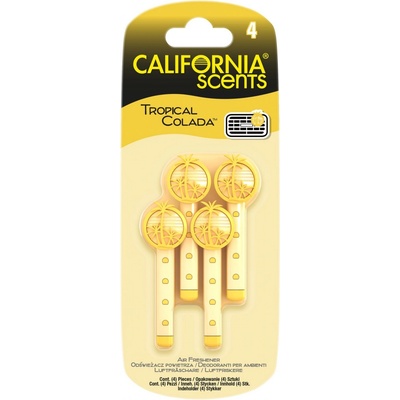 California Scents VENT STICKS SINGLE SCENT Tropical Colada