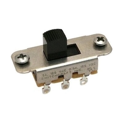 Fender Jaguar/Jazzmaster Slide DPDT Black Превключвател на сензора (0017079049)