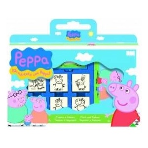 Comandante Dante Pieczatki in a suitcase Swinka Peppa 7pcs 7875 DANTE