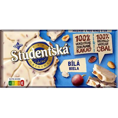ORION ŠTUDENTSKÁ PEČAŤ biela 170 g