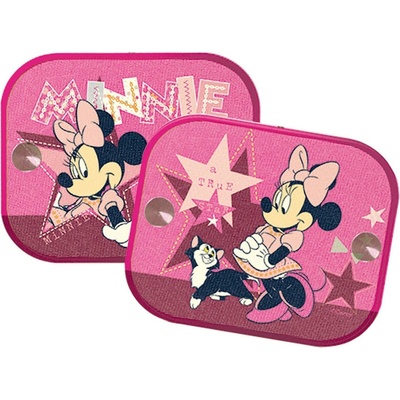 KAUFMANN Tienidlá do auta 2 ks v balení Minnie Mouse ružová