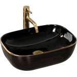 Rea Belinda 47x34 cm black gold (REA-U8796)