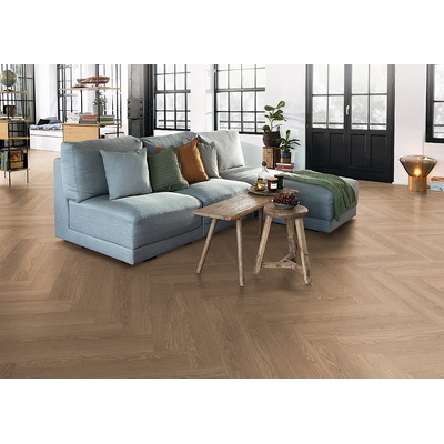Egger E-motion Herringbone Dub baronia hnědý EL2134 1.98 m²