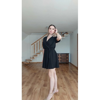 Krátke letné šaty Ayla čierne