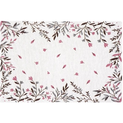 SCANquilt MOTIV větvičky šedorůžová Prostírání 30x45 cm