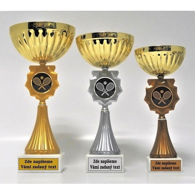 VIZINGR Tenisové poháry 458-LAC017 458-LAC017/34 cm