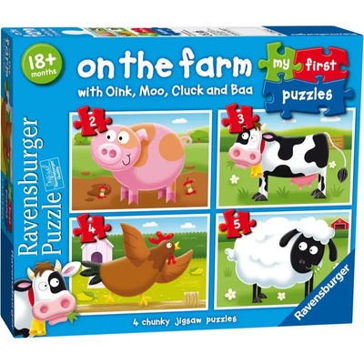 Ravensburger - Puzzle My First Puzzles: On the Farm - 1 - 39 piese