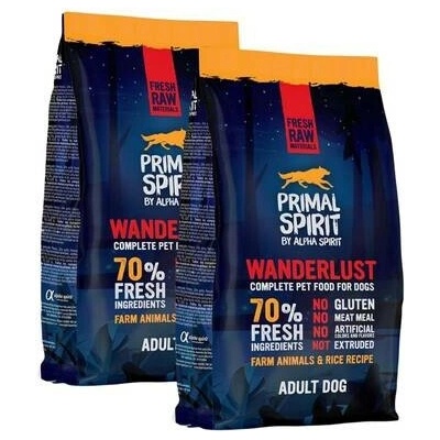 Primal Spirit Dog 70% Wanderlust 2 x 1 kg