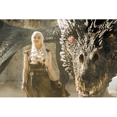Europosters Plagát, Obraz - Game of Thrones - Mother of Dragons, 40 × 26.7 cm
