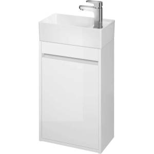 Cersanit Crea - Шкаф за мивка, 59x39x22 см, 1 врата, L/R панти, бял S924-001 (S924-001)
