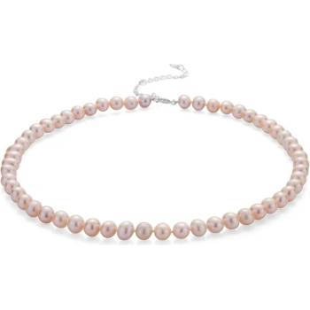 Image 1 of Swan Колие със сладководни розови перли 7.5-8mm R04378NR Swan