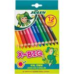 Jolly Комплект моливи Jolly X-Big с голяма дебелина и 12 цвята 3099-0001 (3099-0001)